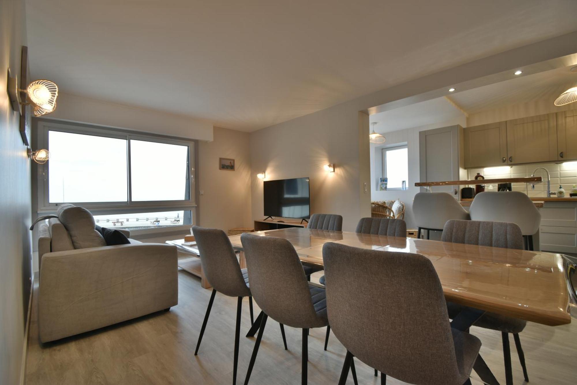 Appartement Renove Avec Vue Sur Mer A Fecamp ! Zewnętrze zdjęcie