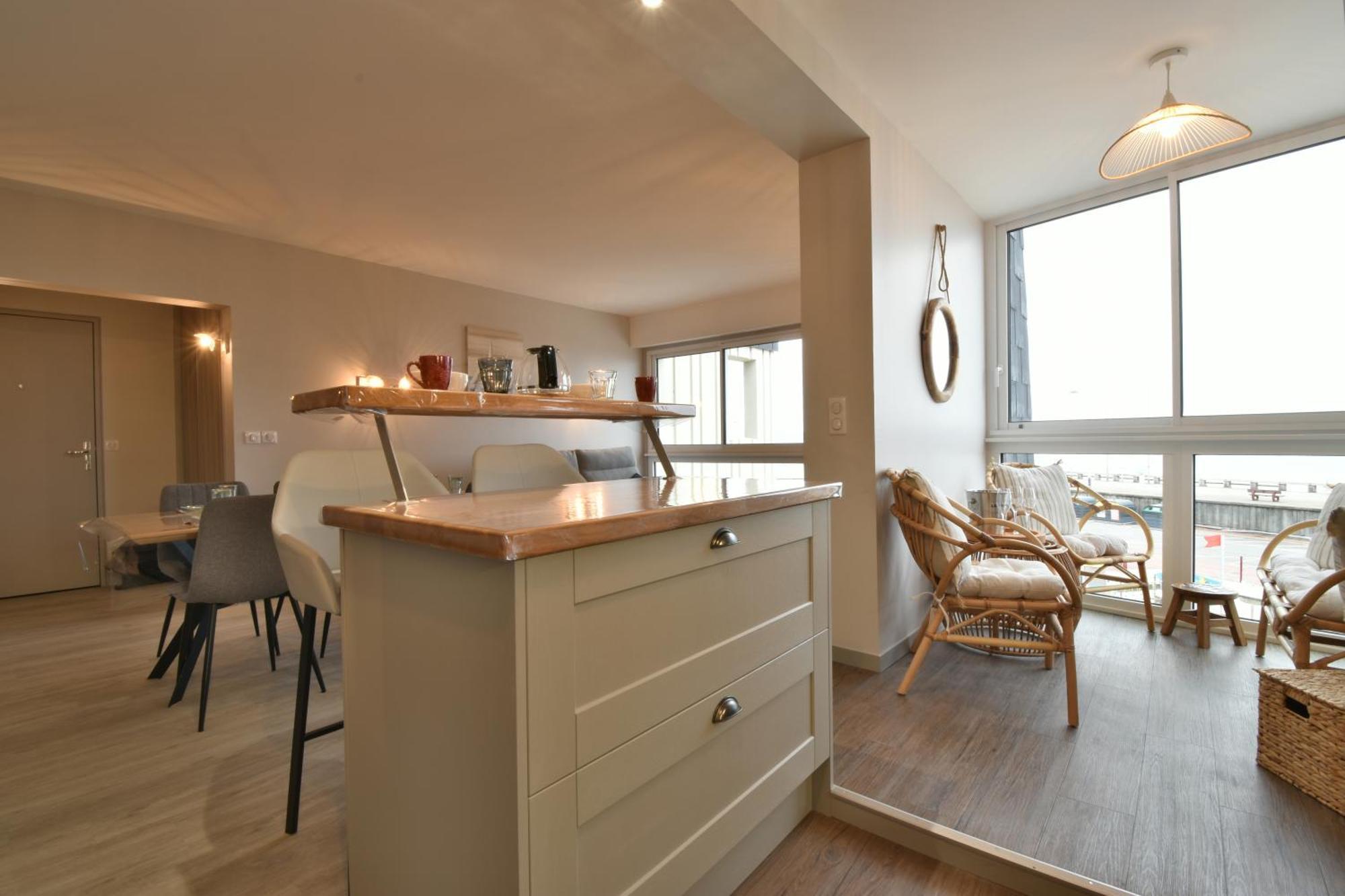 Appartement Renove Avec Vue Sur Mer A Fecamp ! Zewnętrze zdjęcie